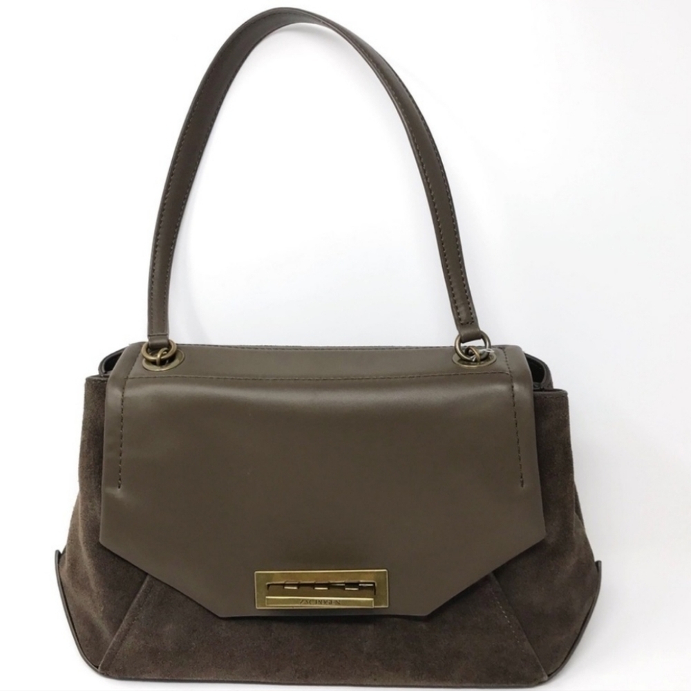 ZAC Zac Posen Eartha Envelope Suede Shoulder Bag EUC